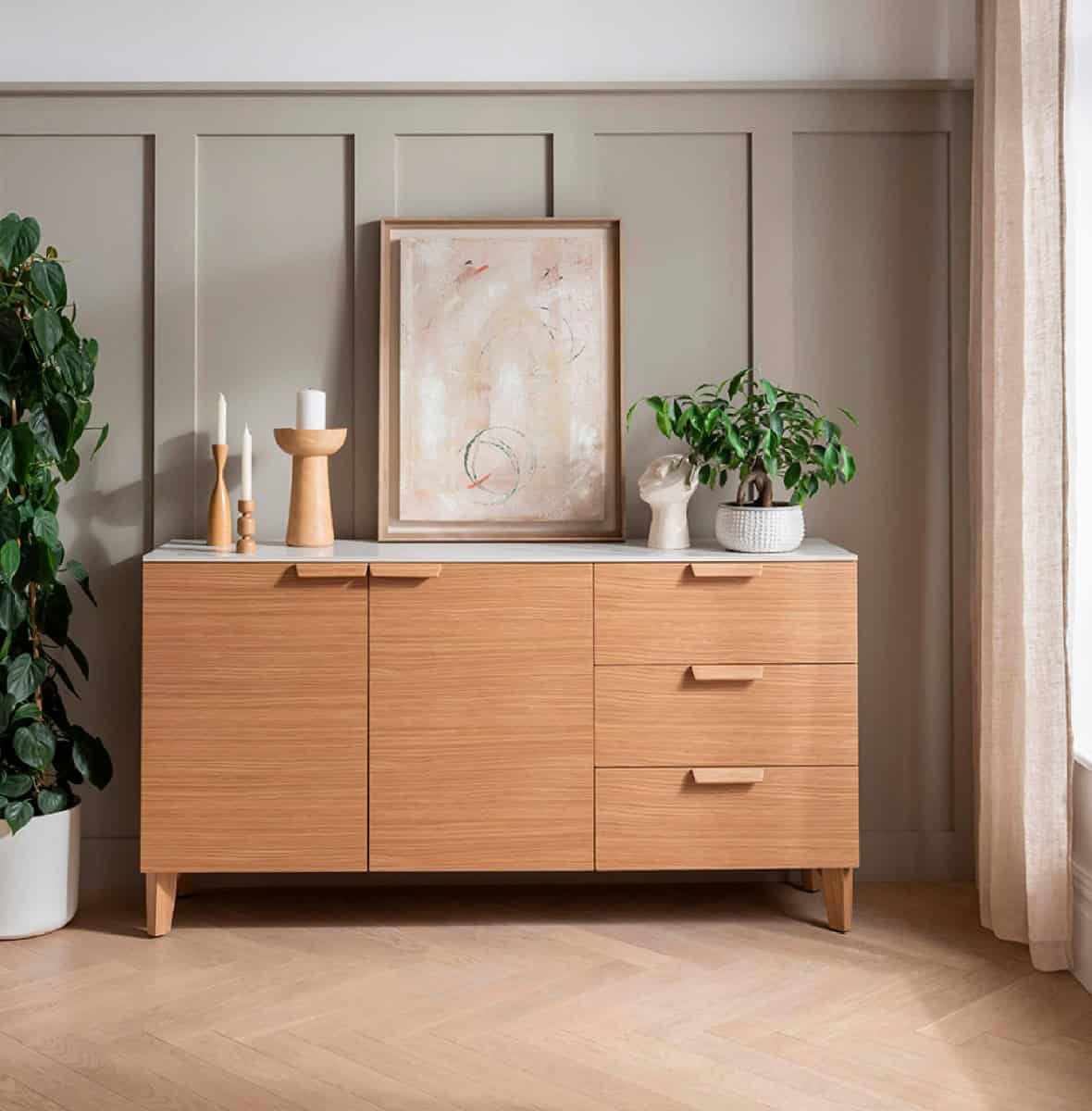 Evie Sideboard - Sand - Image 2
