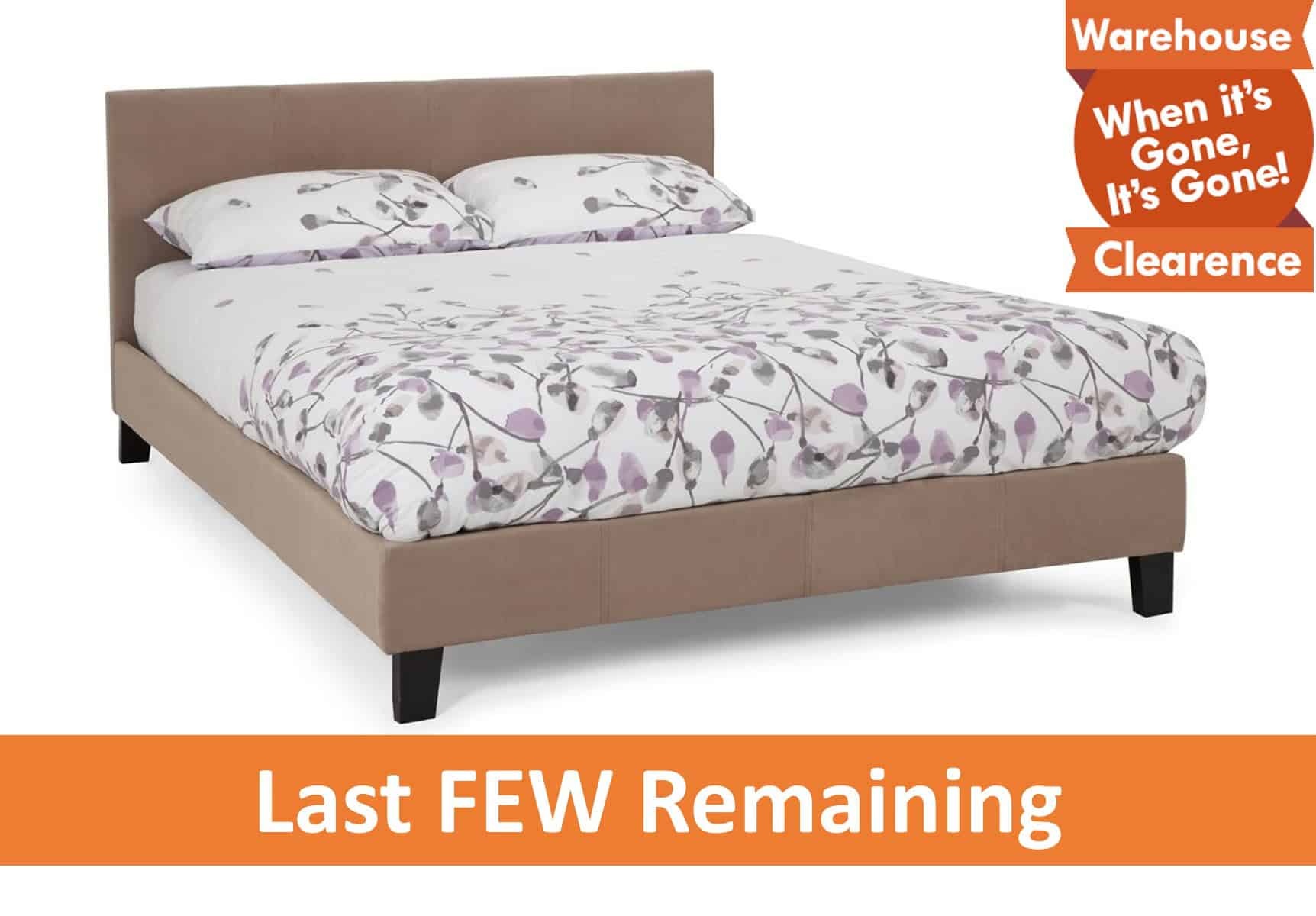 4ft6 Evelyn Bedframe - Latte - Image 5