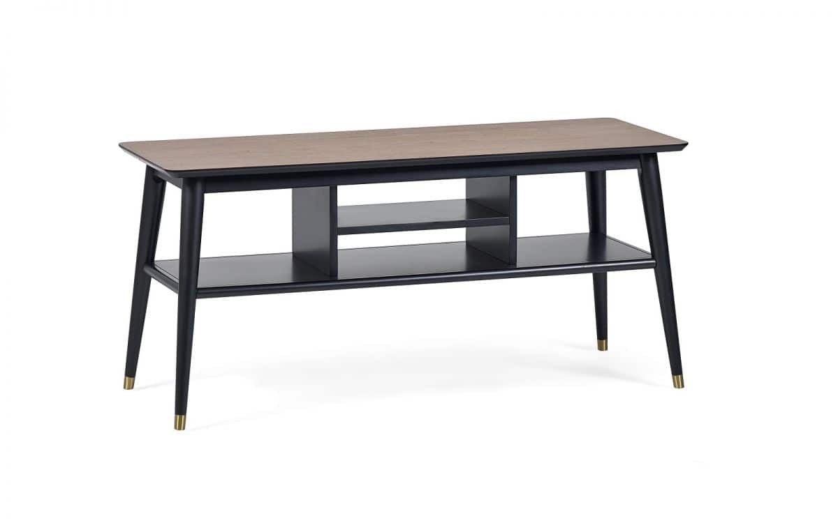 Fiona Media Unit - Walnut & Black - Image 2