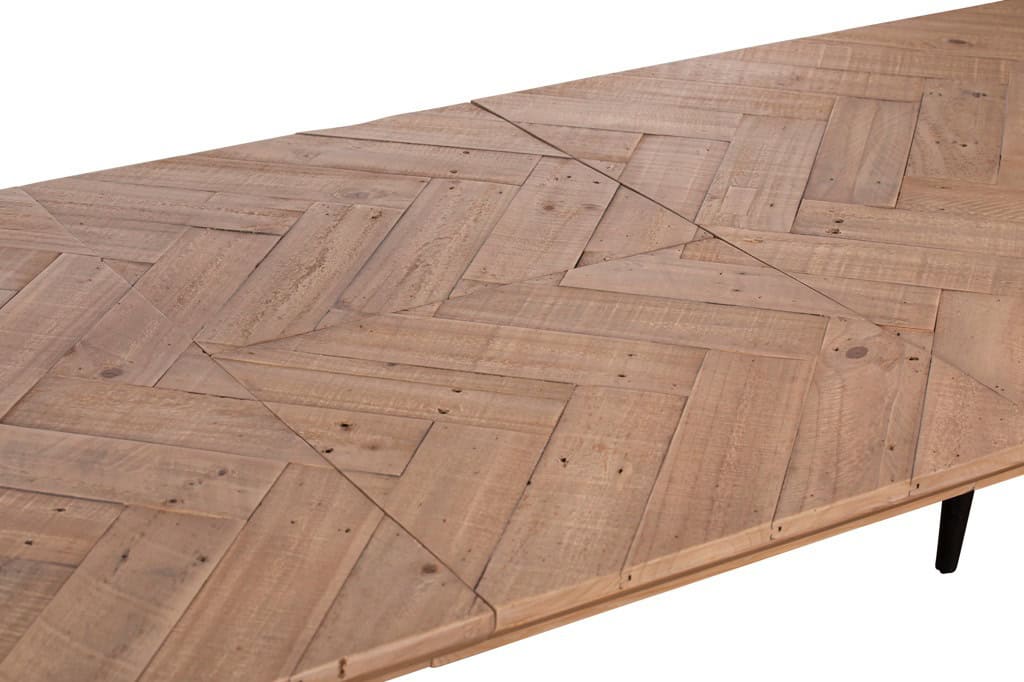 Baker Furniture Franklin Extending Dining Table (160-210cm) - Chevron - Image 5