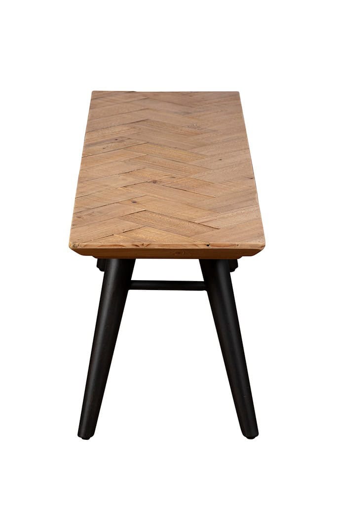 Baker Furniture Franklin 150cm Bench - Chevron - Image 3