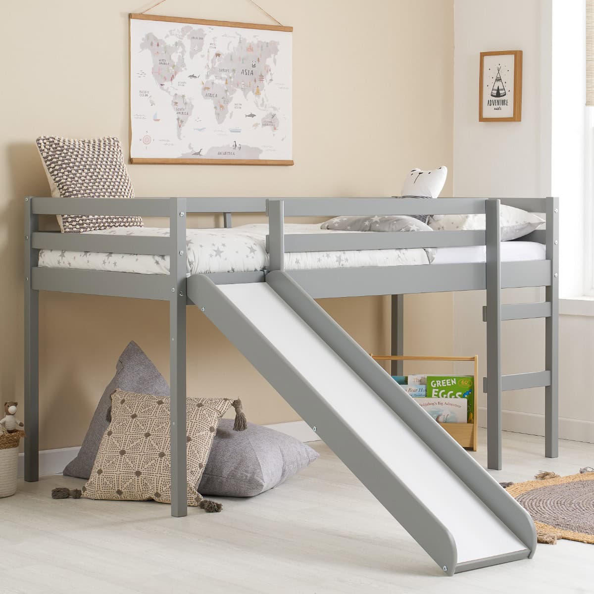 Frankie Midi Sleeper With Slide – Grey