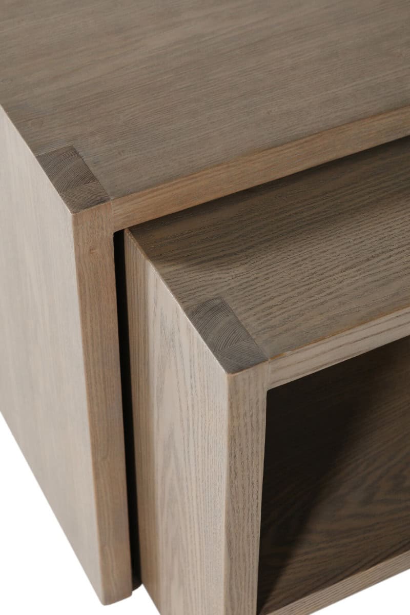 Falun Nest of Tables - Smoked Oak - Image 4