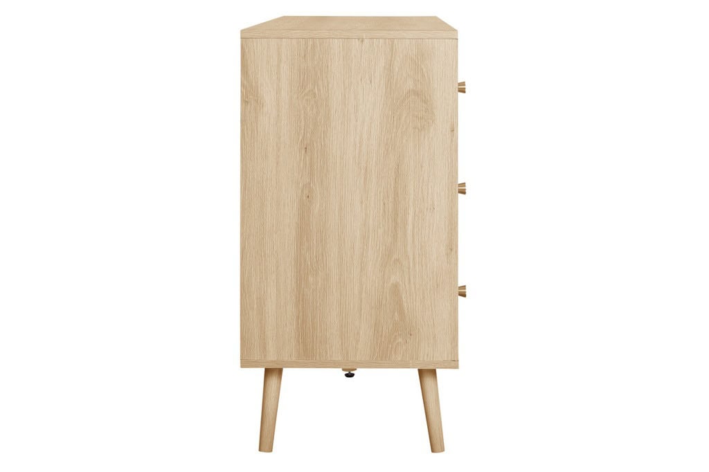 Herringford 6 Drawer Chest - Oak - Image 4