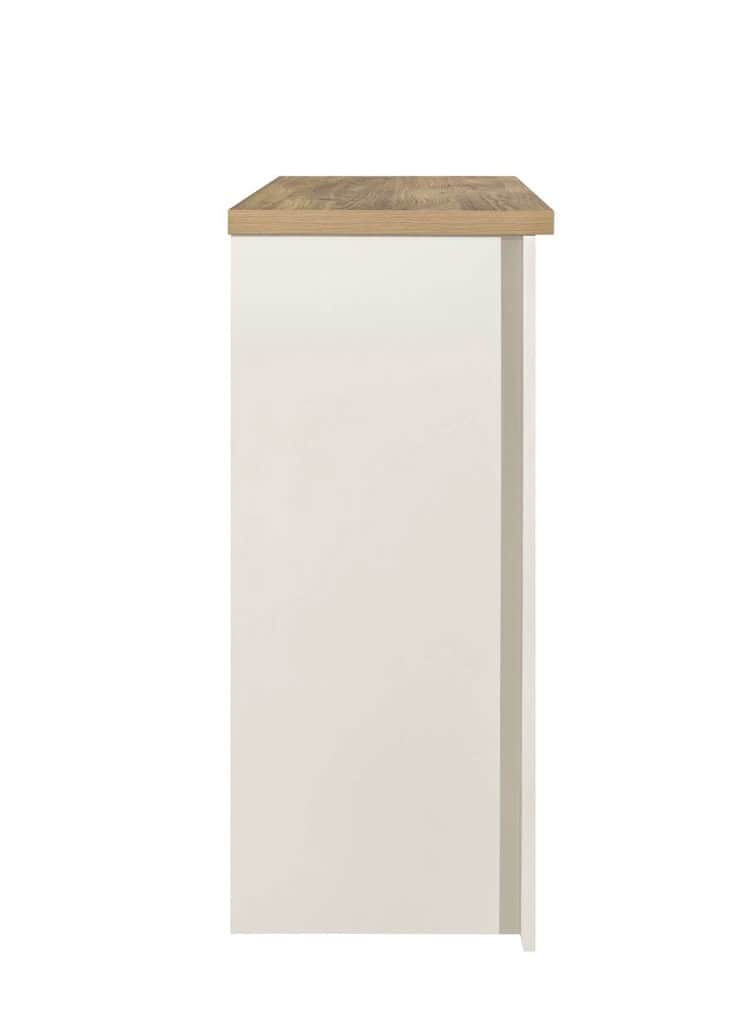 Highgate 4 Drawer Chest - Cream & Oak - Image 7