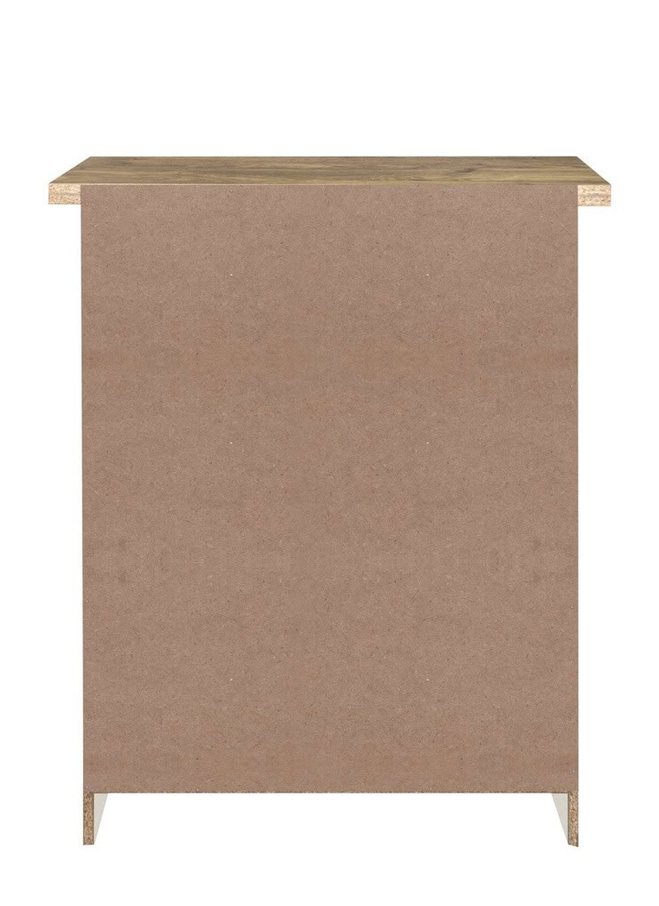 Highgate 4 Drawer Chest - Cream & Oak - Image 8