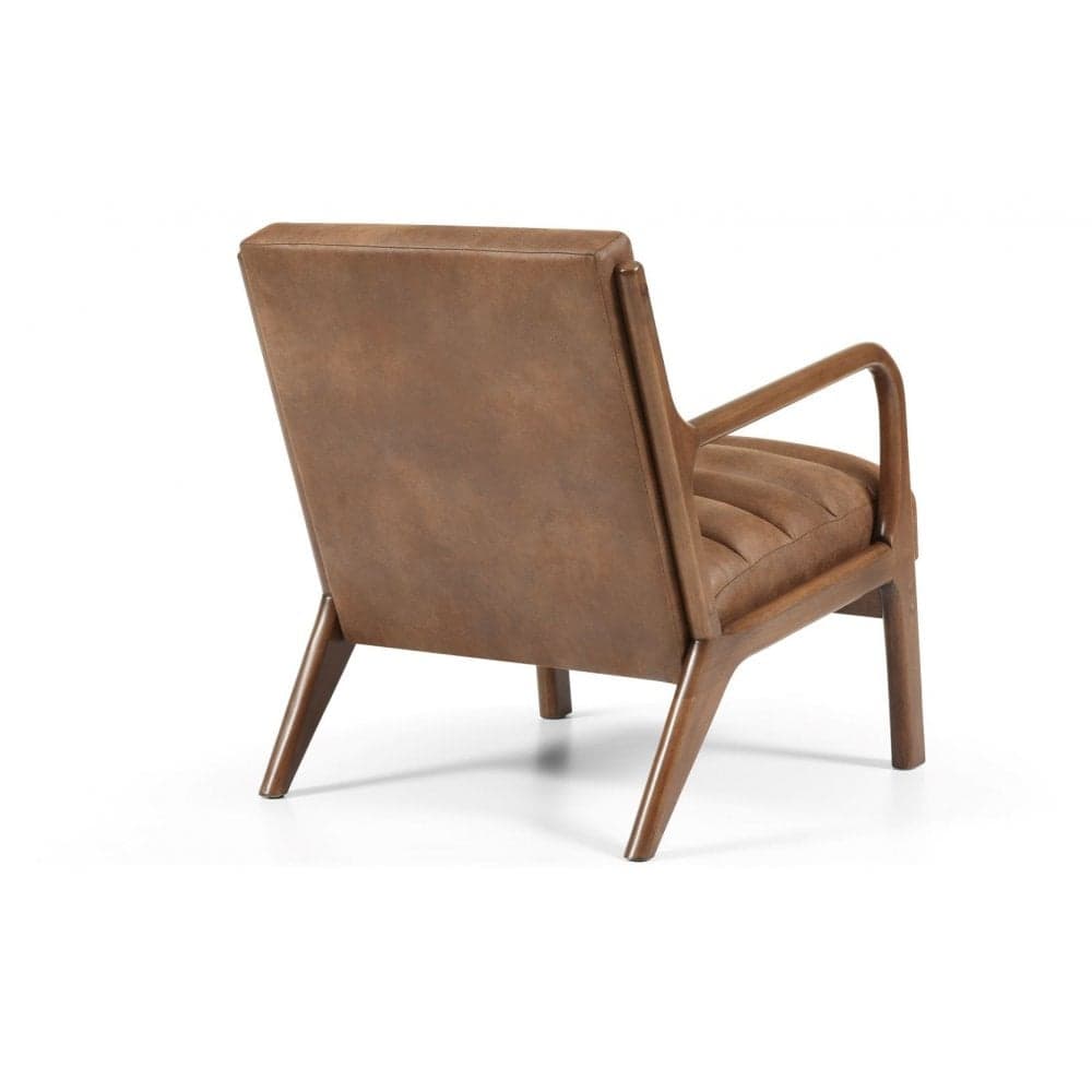 Inca Armchair - Brown PU Leather - Image 5
