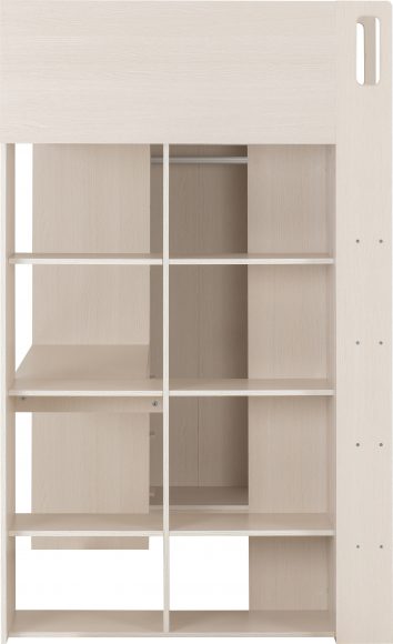 Jupiter High Sleeper Bed - White/Grey - Image 3