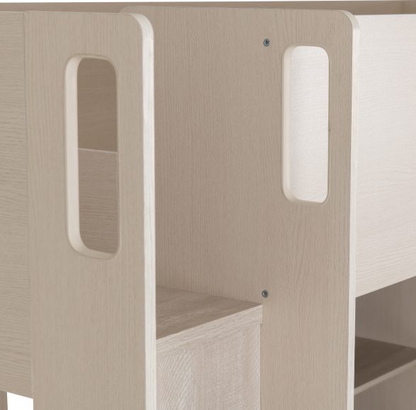 Jupiter High Sleeper Bed - White/Grey - Image 7