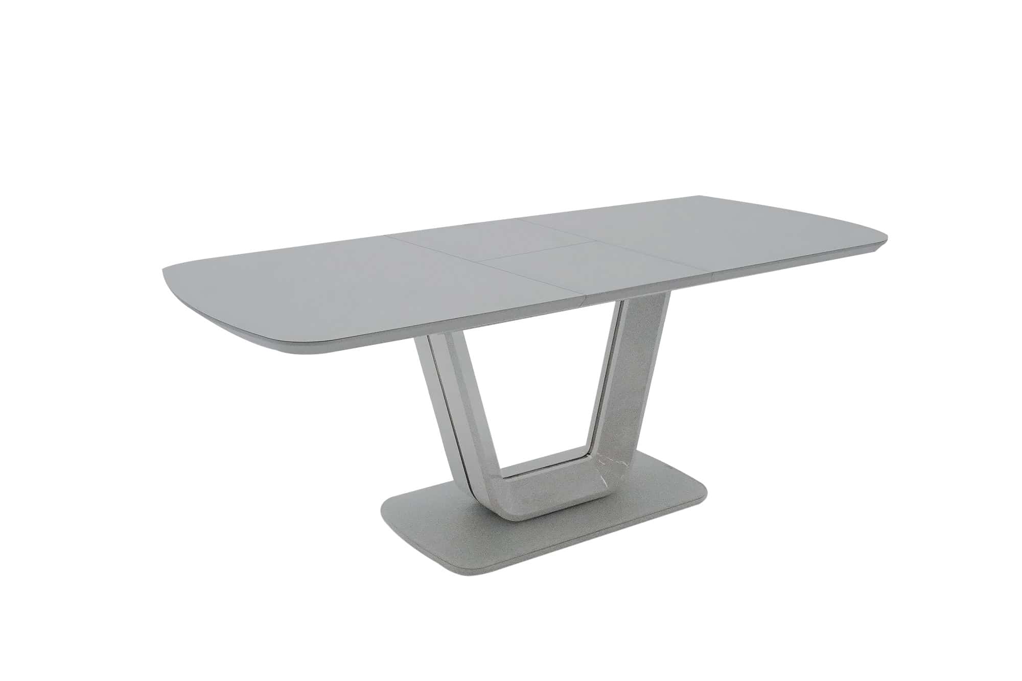 Lazzaro Extending Dining Table Light Grey - 120-160cm - Image 2