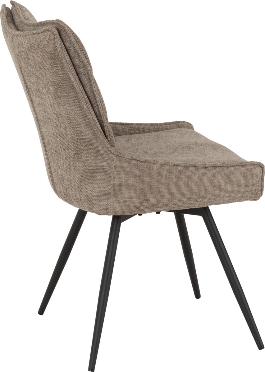 Lewis Swivel Dining Chair (x2) - Fawn - Image 5