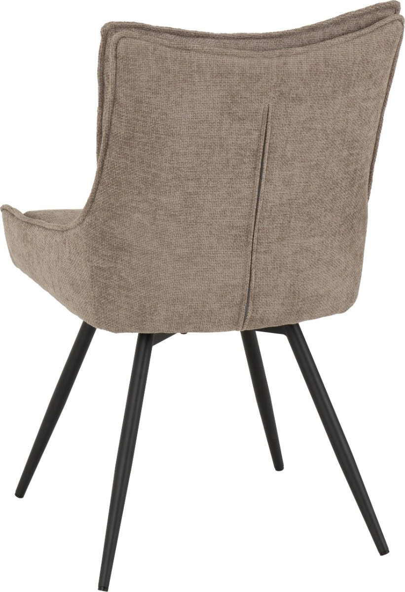 Lewis Swivel Dining Chair (x2) - Fawn - Image 6