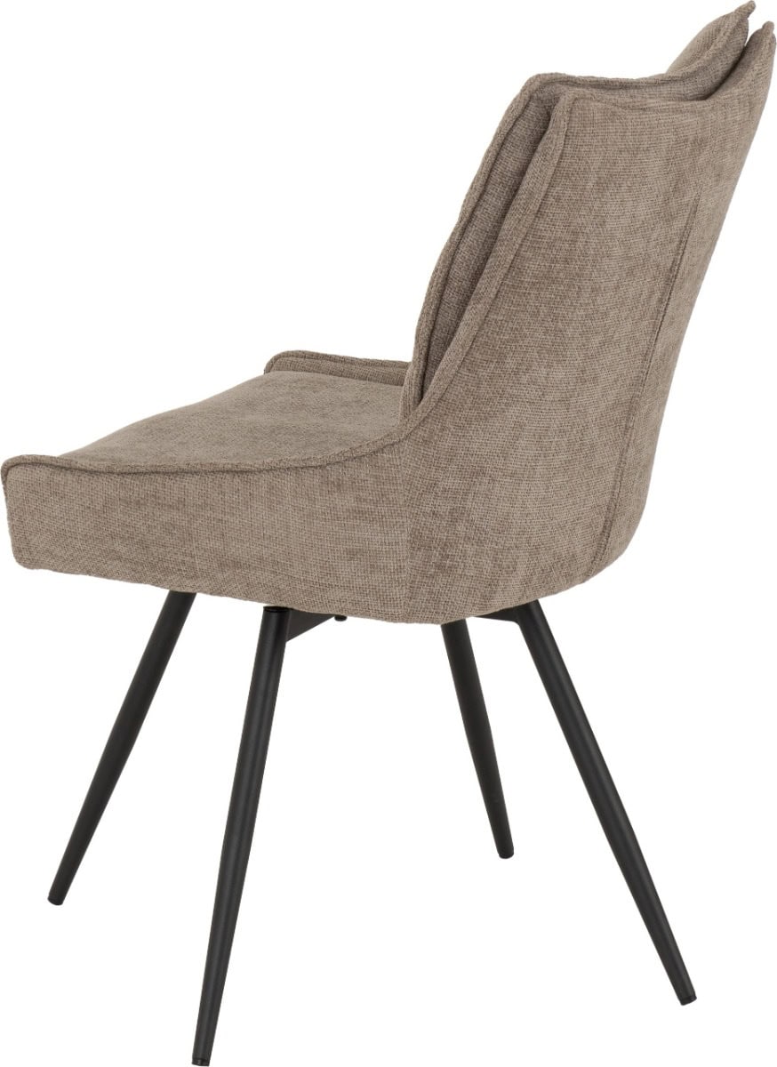 Lewis Swivel Dining Chair (x2) - Fawn - Image 8