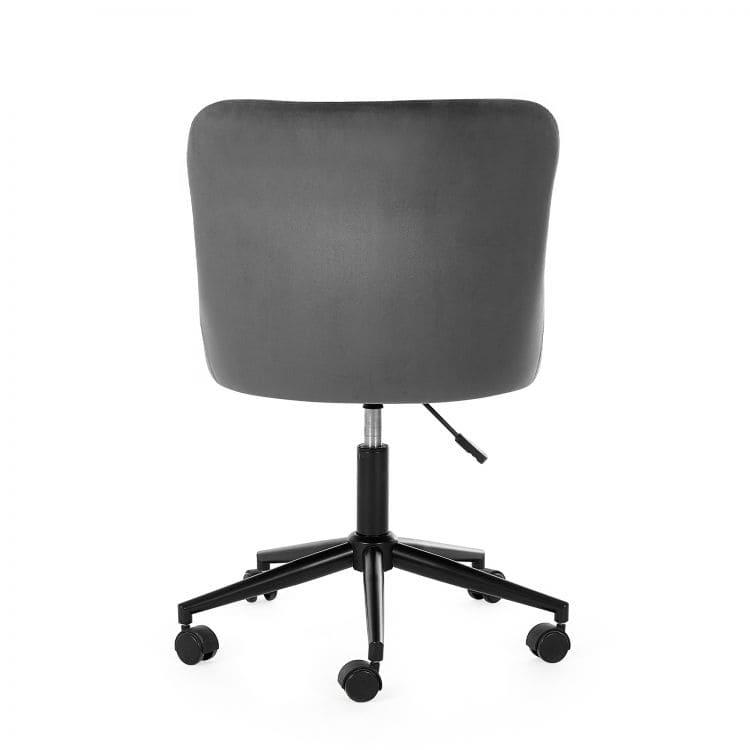 Watson Office Chair - Grey Velvet - Image 5
