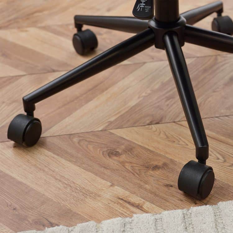 Watson Office Chair - Grey Velvet - Image 3