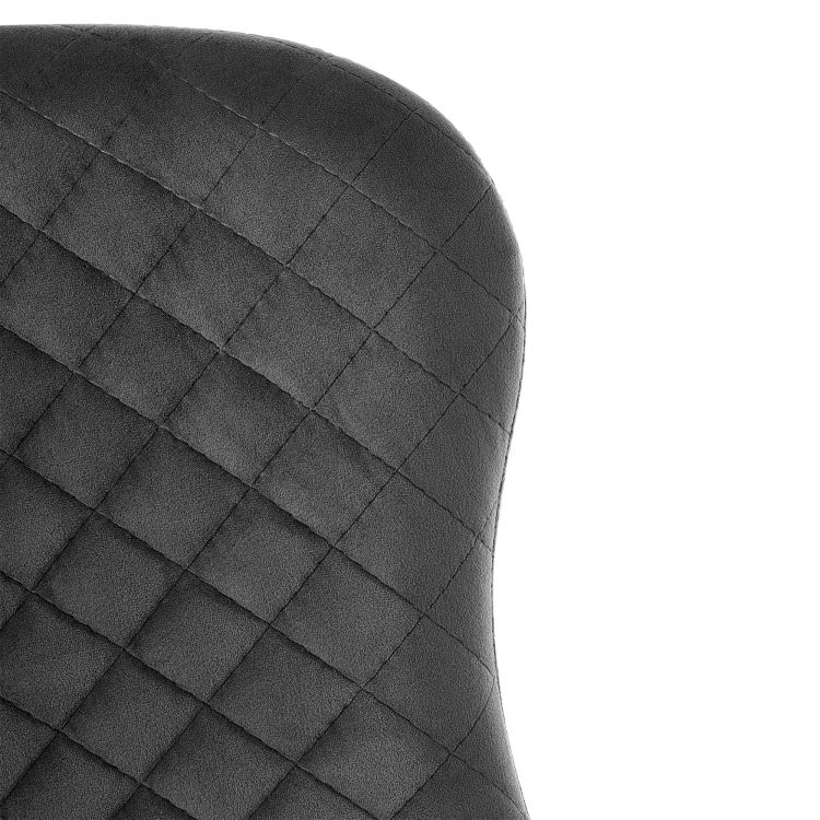 Watson Office Chair - Grey Velvet - Image 9