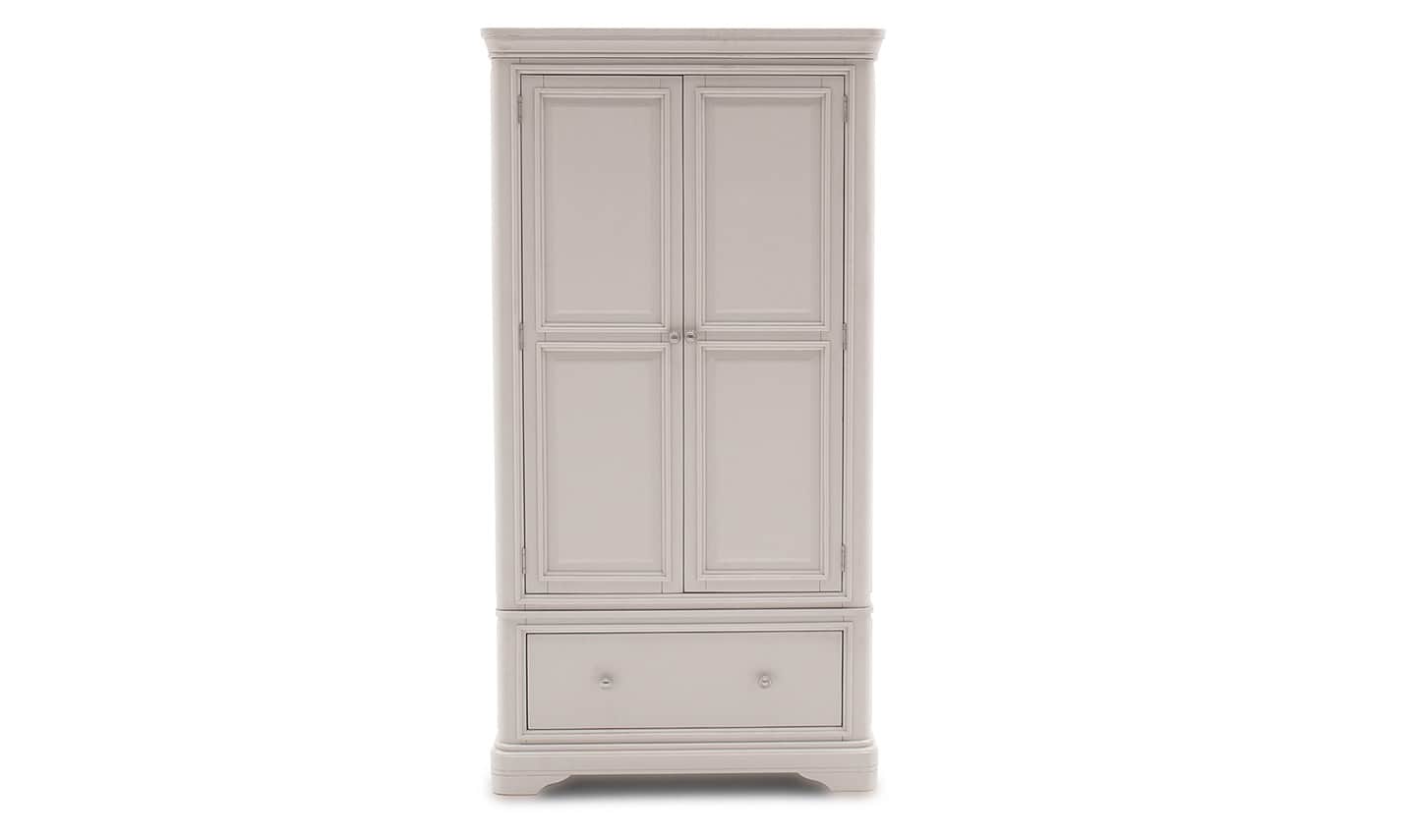Mabel 2 Door Wardrobe - Taupe - Image 2