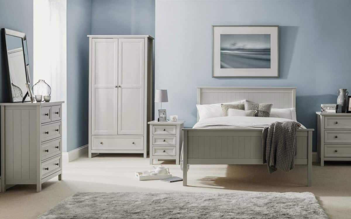 Braid 6 Drawer Wide Chest - Dove Grey - Image 2