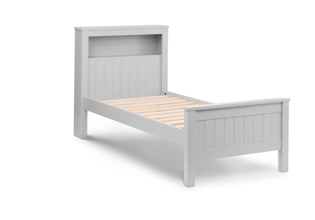 Braid Bookcase Bedframe - Dove Grey - Image 3