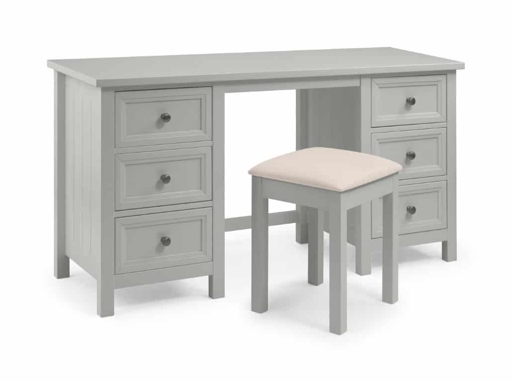 Braid Dressing Table - Dove Grey - Image 2