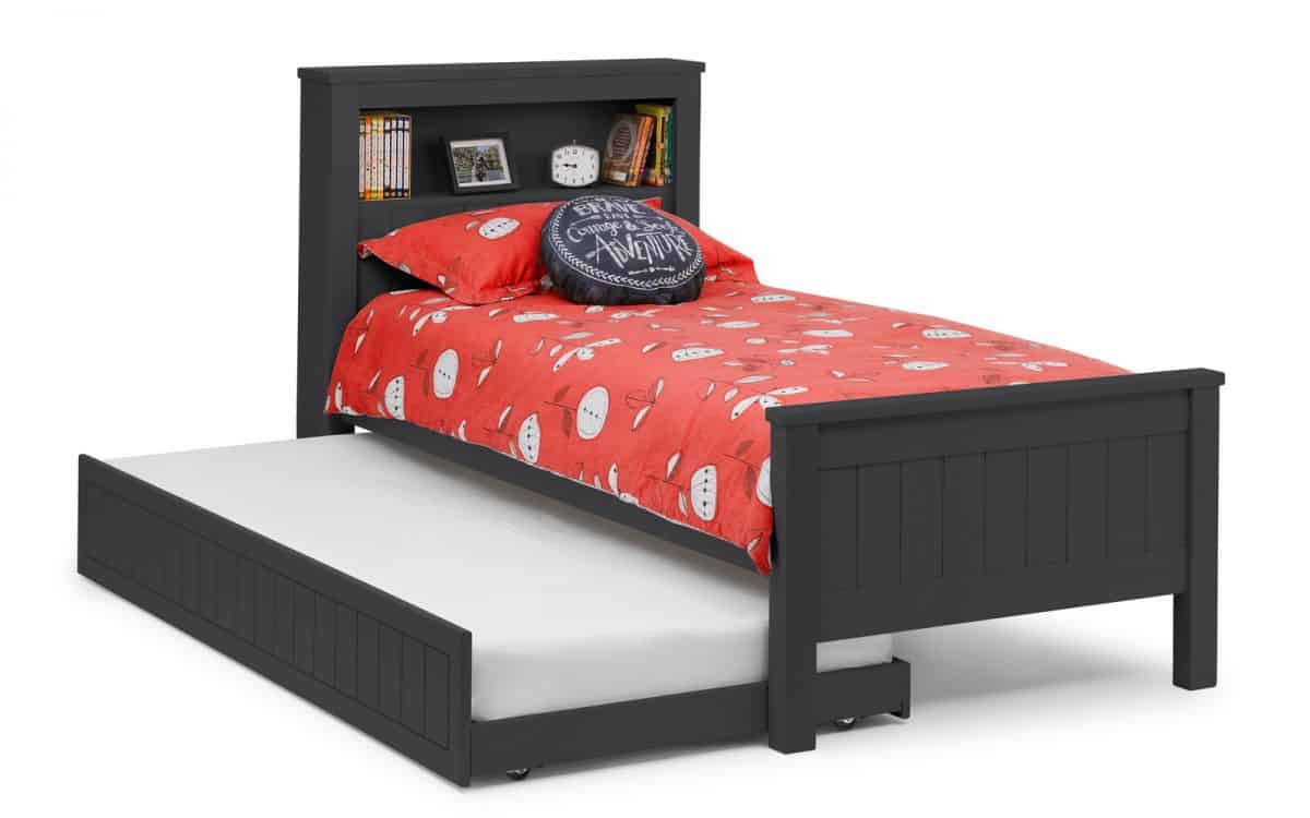 Braid Bookcase Bed & Trundle - Anthracite - Image 3