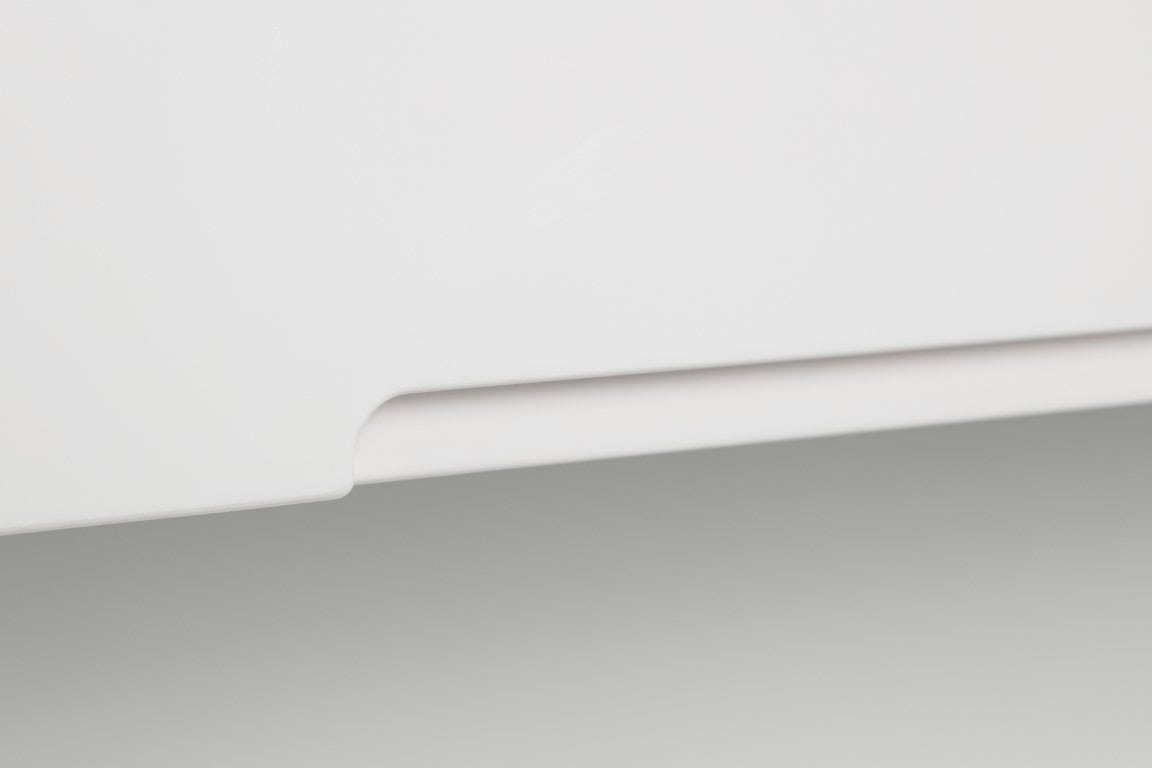 New York 5 Drawer Narrow Chest - White - Image 3