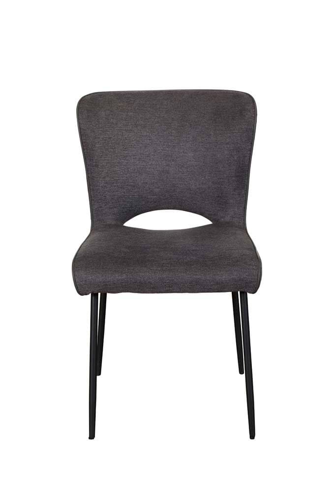 Maya Dining Chair (Pair) - Dark Grey - Image 2
