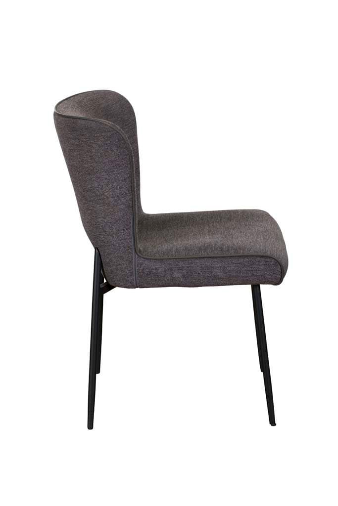 Maya Dining Chair (Pair) - Dark Grey - Image 3