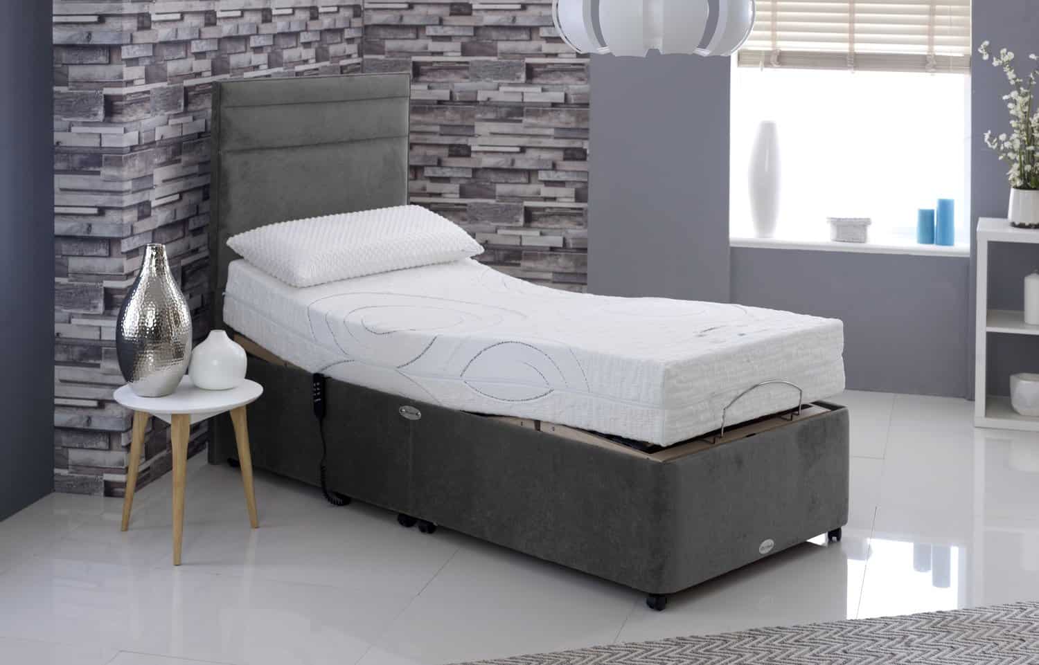 Healthbeds 4ft Memoryflex-Matic Adjustable Bed