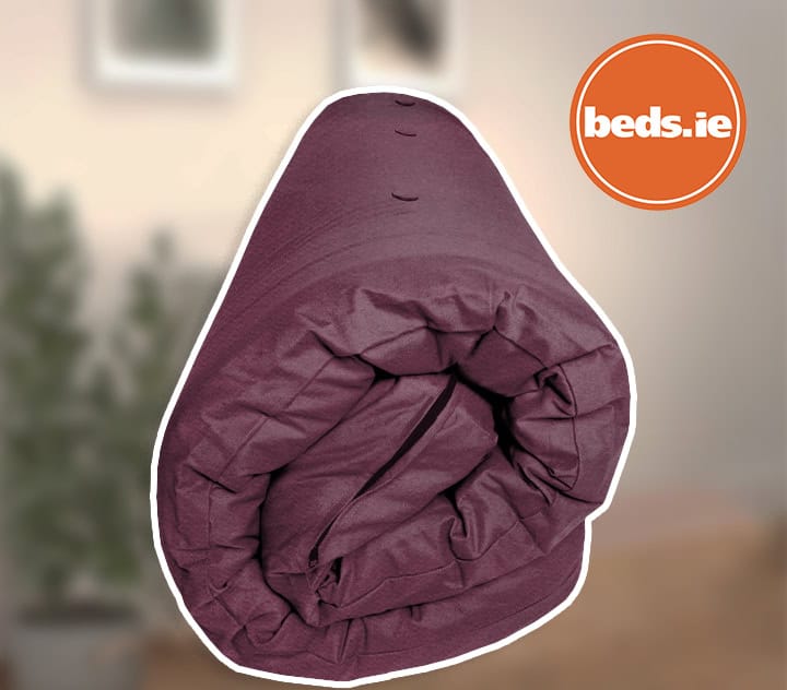 4ft6 Mito Futon Bed with Aubergine Mattress - Image 5