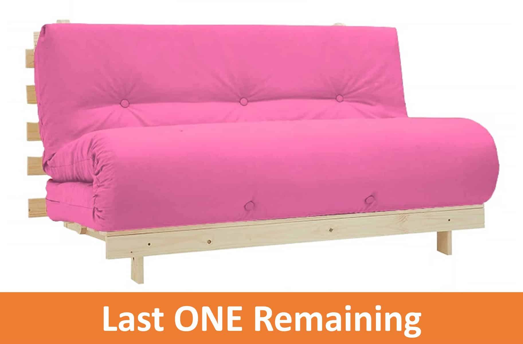 4ft6 Mito Futon Bed with Fuchsia Pink Mattress - Image 8