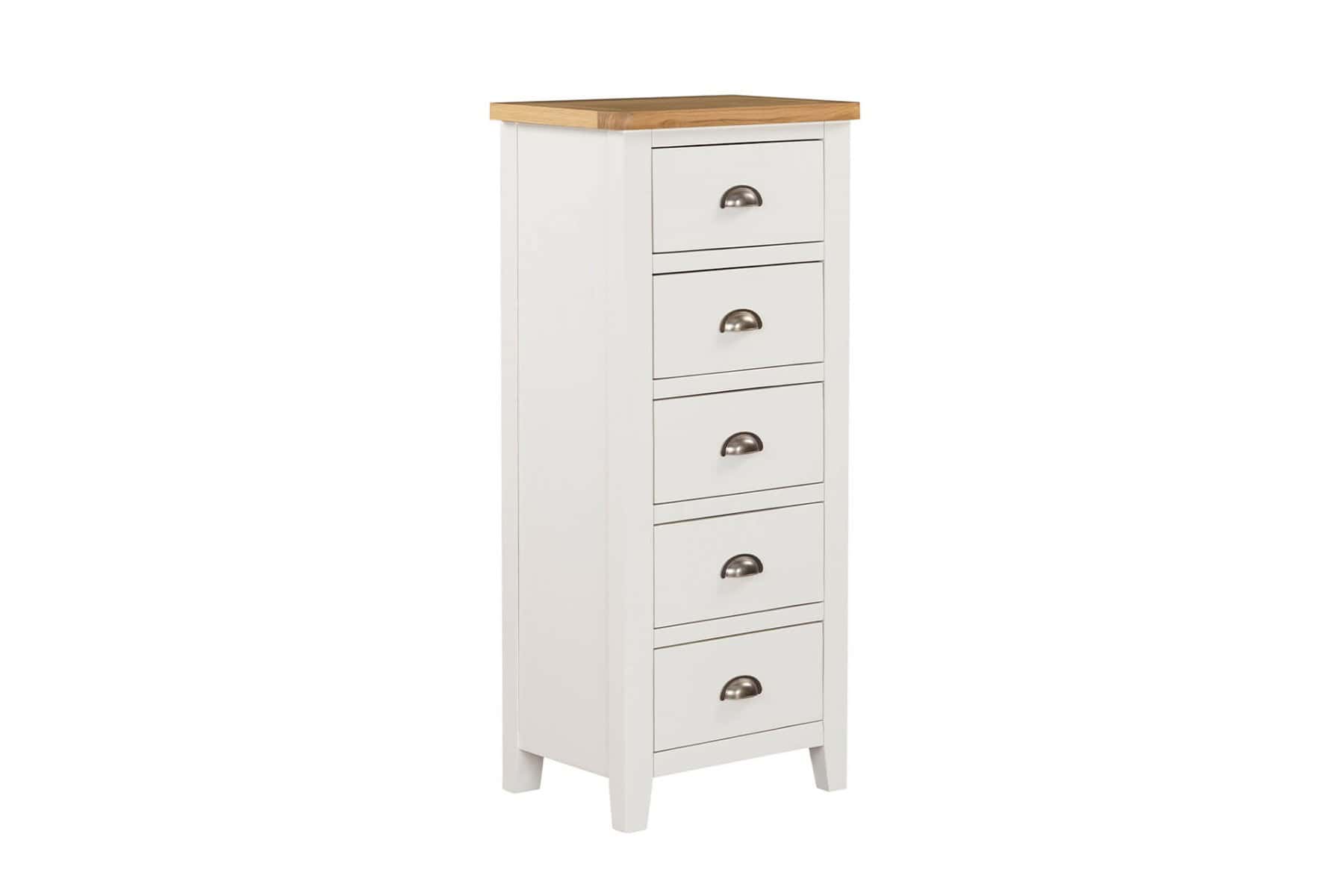 Mellor 5 Drawer Narrow Chest - Cashmere - Image 2