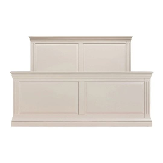 Monaco 4ft6 Bedframe - Off White - Image 3