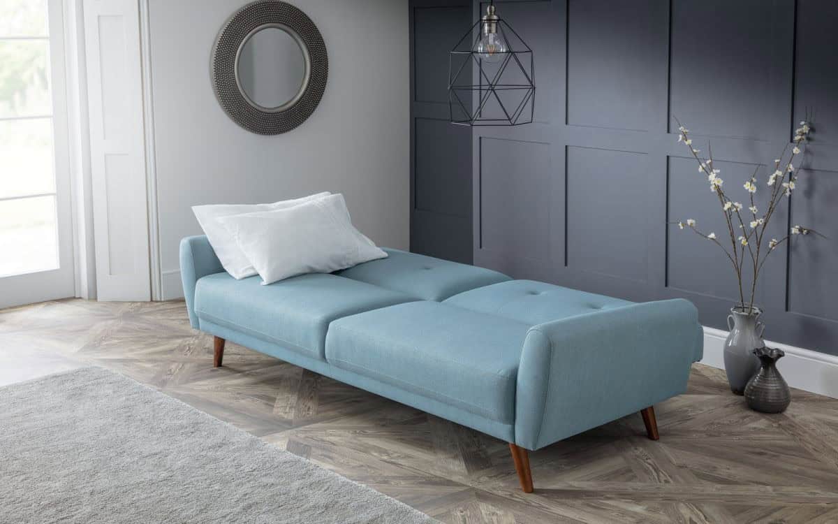 Reagan Sofa Bed – Blue Linen