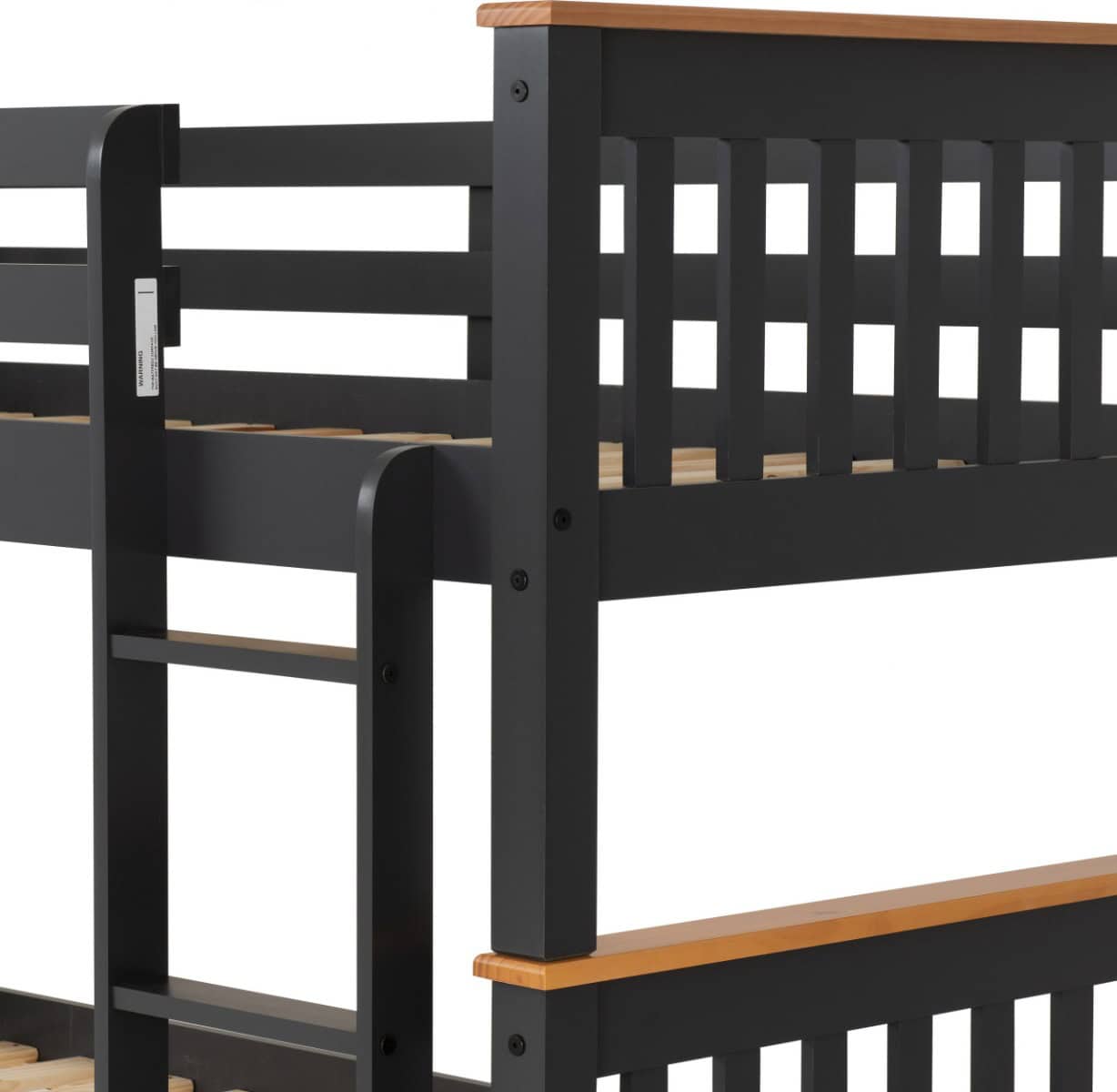 Neptune 3ft Bunk Bed - Grey/Oak Effect - Image 5