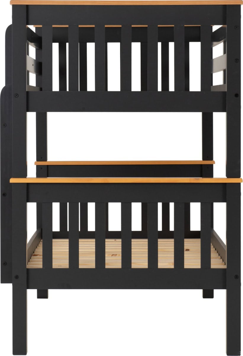 Neptune 3ft Bunk Bed - Grey/Oak Effect - Image 6