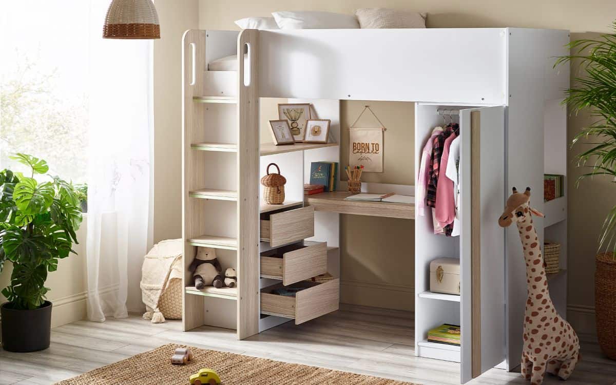 Ocelot Highsleeper - Pale Wood & White - Image 2