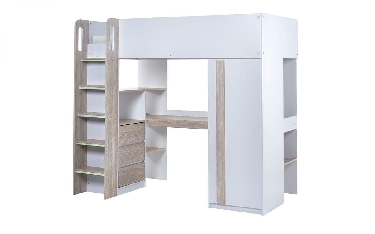 Ocelot Highsleeper - Pale Wood & White - Image 9