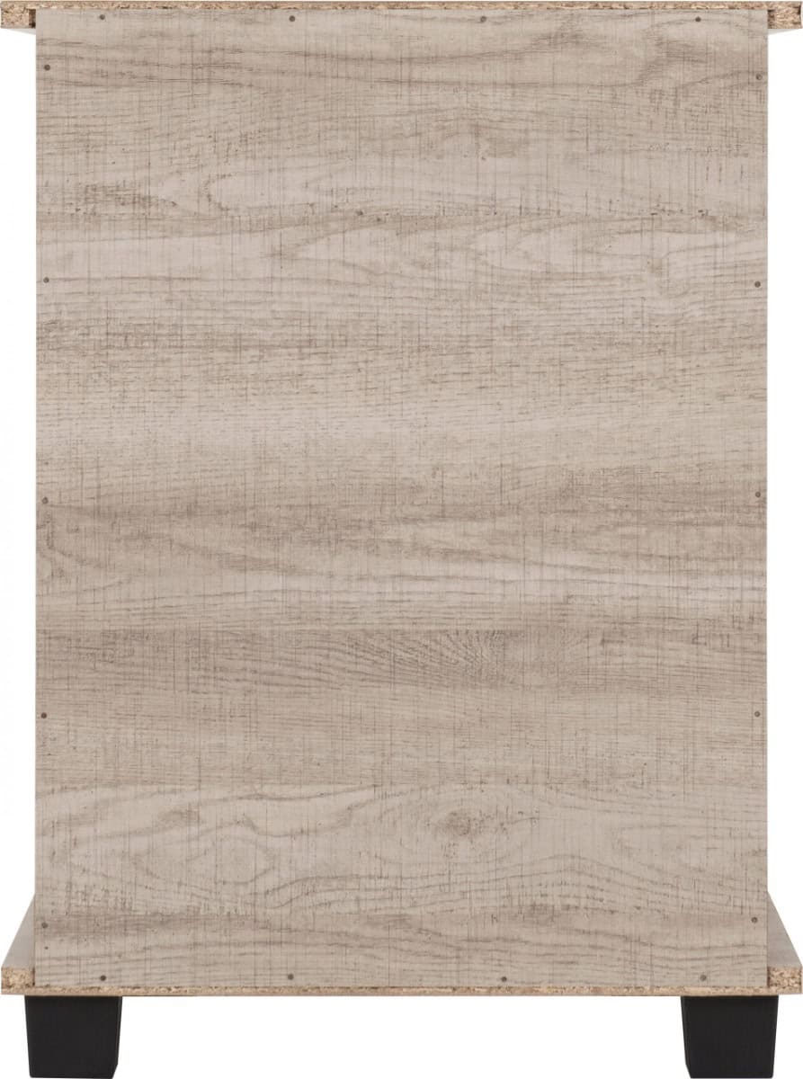 Oliver 3 Drawer Bedside - Light Oak Effect - Image 6