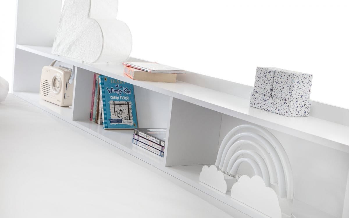 Lynx Triple Bunk Bed - White - Image 5