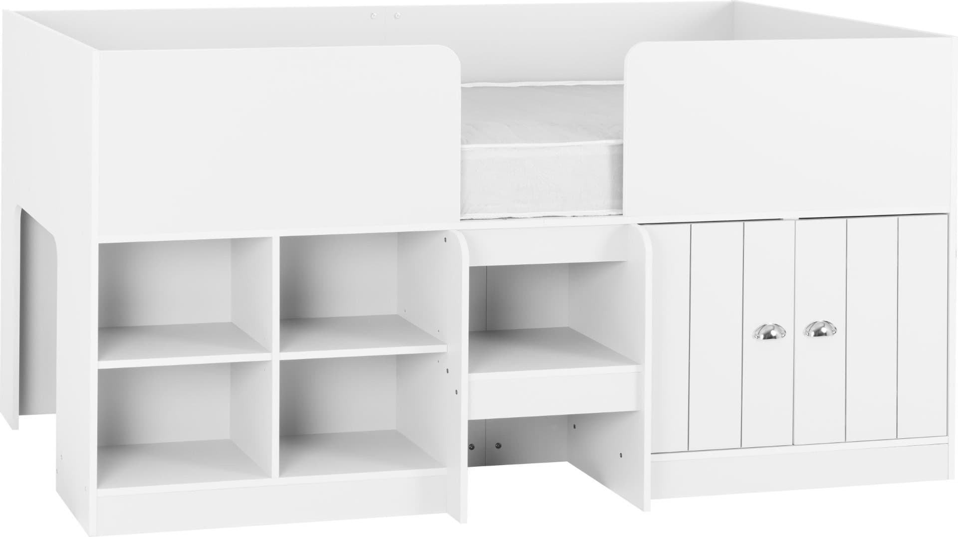 Orlando Low Sleeper Bed - White - Image 2