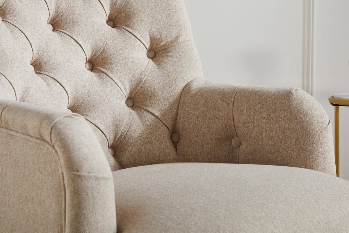 Padstow Armchair - Wheat - Image 9