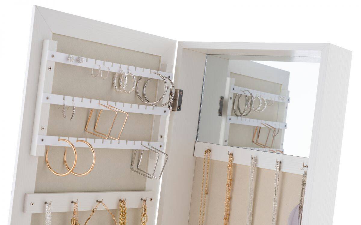 Minnie Jewellery Mirror - White - Image 3