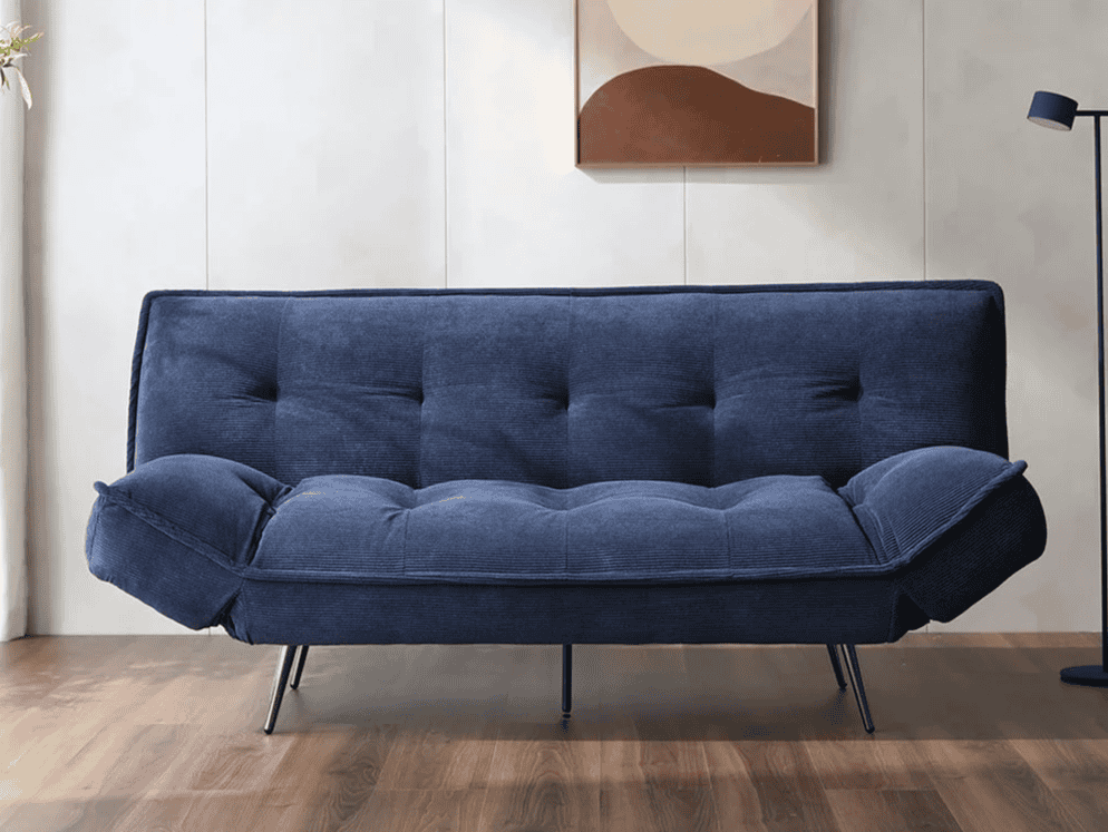 Limelight Remi Sofa Bed - Navy Cord - Image 2