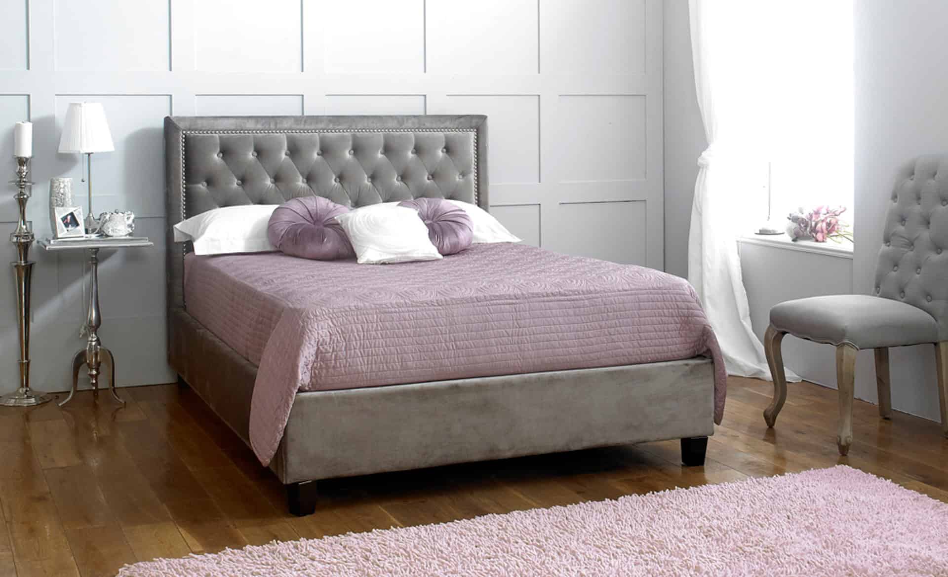 Limelight Rhea 5ft Bedframe – Silver