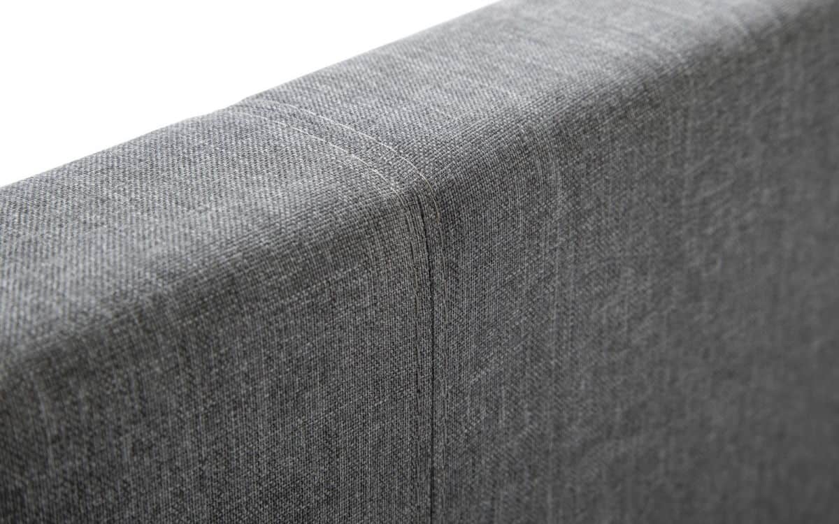 4ft Murano Bedframe - Grey Linen - Image 2