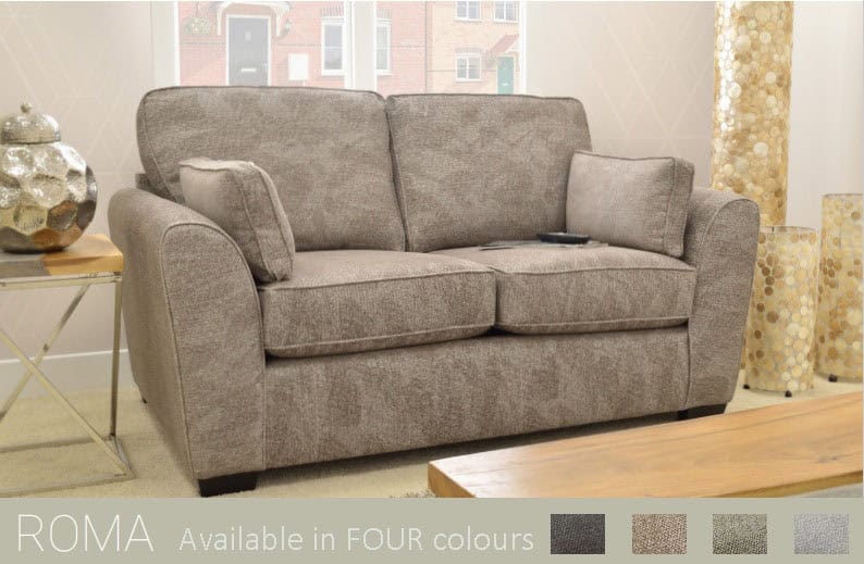Roma Sofa Bed – Available in 4 Colours