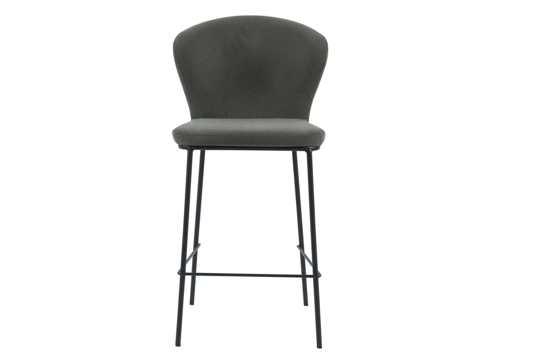 Shea Counter Stool (Pair) - Dark Grey - Image 3