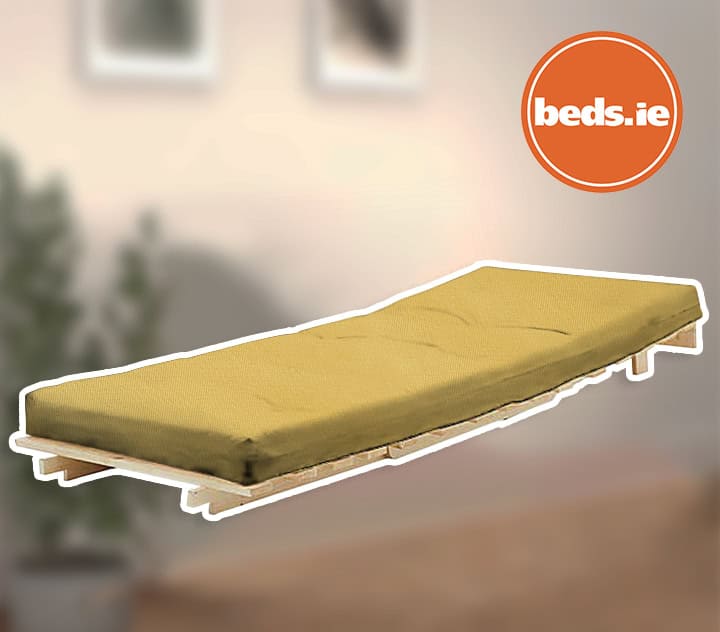 2ft6 Mito Futon Bed with Ochre Mattress - Image 3