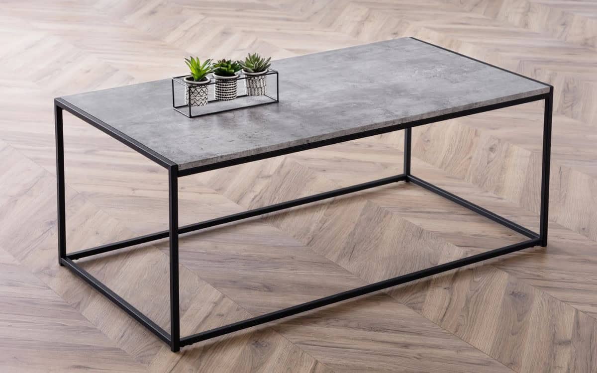 Sawmill Coffee Table - Concrete Grey - Image 6